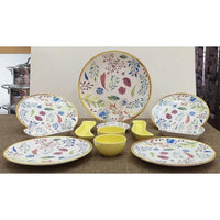 Keramika Ceramic Joyful Autumn Pattern 19 piece breakfast set / 39649 - Karout Online -Karout Online Shopping In lebanon - Karout Express Delivery