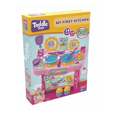 Bildo My First Kitchen - 14 Pcs - Karout Online -Karout Online Shopping In lebanon - Karout Express Delivery