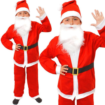 Santa Boy Costume 4-6 years.
