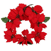 Christmas Flower Wreath 28 cm.