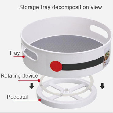 Multifunction Rotary Storage Basin Home & Kitchen