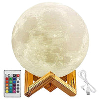 3D Moon Lamp With Remote Home & Kitchen