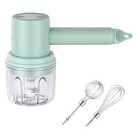 **NET**Electric Hand Mixer USB Rechargeable Hand Blender Cake Mixer Egg Beater