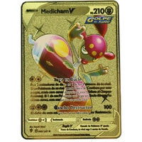 Shop Online Pokemon Metal Golden Vmax Cards - Karout Online Shopping In lebanon