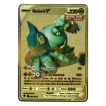 Pokemon Metal Golden Vmax Cards - Karout Online -Karout Online Shopping In lebanon - Karout Express Delivery