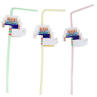 Happy Birthday Straw (10 Pcs) / 226010-1 Birthday & Party Supplies