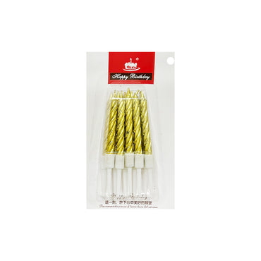 Birthday Small Thin Candles 10 Pcs / 22FK150