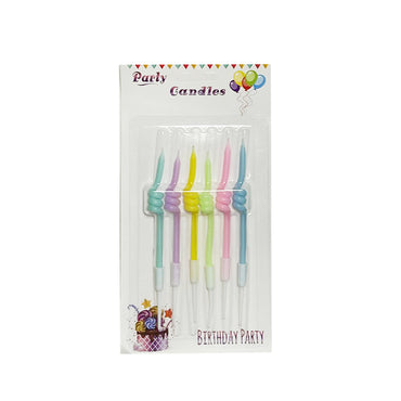 Birthday Spiral Candles 6 Pcs / 22FK133