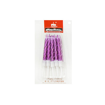 Birthday Small Thin Candles 10 Pcs / 22FK150