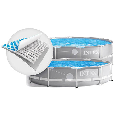 Intex Prism Frame Pool Round 427 x 107cm - Karout Online -Karout Online Shopping In lebanon - Karout Express Delivery
