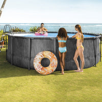 (NET)Intex Round Grey Baltic swimming pool 4.57 x 1.22 m