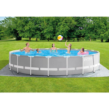 Intex Round Prism Frame Pool with Filter Pump 610 x 132 cm - Karout Online -Karout Online Shopping In lebanon - Karout Express Delivery