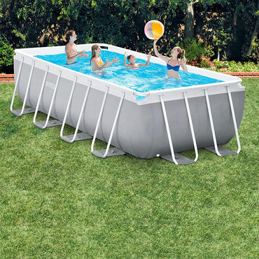 Intex 26784NP - Rectangular prism frame intex pool 300x175x80 cm with filter - Karout Online -Karout Online Shopping In lebanon - Karout Express Delivery