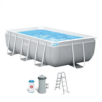 Intex 26784NP - Rectangular prism frame intex pool 300x175x80 cm with filter - Karout Online -Karout Online Shopping In lebanon - Karout Express Delivery