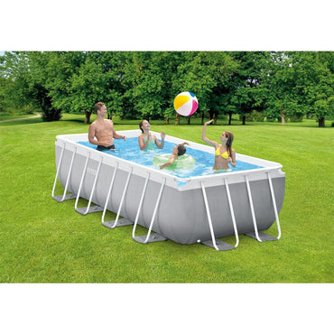 Intex Rectangular Prism Frame Pool 400 x 200 x 100H cm - Karout Online -Karout Online Shopping In lebanon - Karout Express Delivery