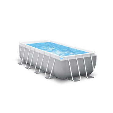 Intex Rectangular Prism Frame Pool 400 x 200 x 122 cm- 8418 liters  With cartridge filter - Karout Online -Karout Online Shopping In lebanon - Karout Express Delivery