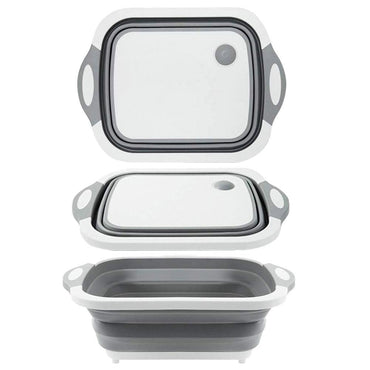 Foldable Multi-Function Kitchen Plastic Silicone Dish Tub Home & Kitchen