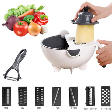Hand Held Spiralizer 9 In 1 Home & Kitchen