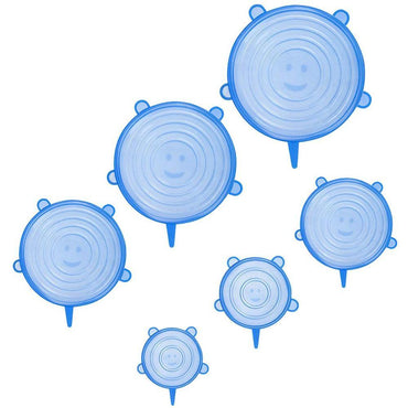 Super Stretch Silicon Lids (6 Pcs) Home & Kitchen