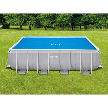 Intex 28029 Solar Cover for Swimming Pool 488 x 244cm Blue - Karout Online -Karout Online Shopping In lebanon - Karout Express Delivery