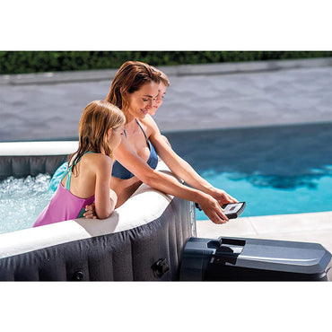 Intex Inflatable Pure Spa Jet Bubble Deluxe Pool 218 x 71cm - Karout Online -Karout Online Shopping In lebanon - Karout Express Delivery