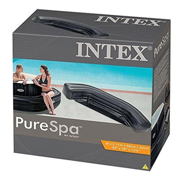 INTEX 28510 SPA Inflatable Bench Octagon - Black 2.11 X 0.66 X 0.34M - Karout Online -Karout Online Shopping In lebanon - Karout Express Delivery