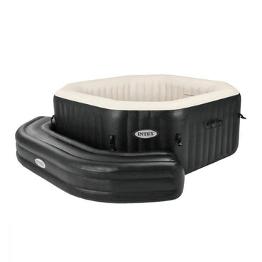 INTEX 28510 SPA Inflatable Bench Octagon - Black 2.11 X 0.66 X 0.34M - Karout Online -Karout Online Shopping In lebanon - Karout Express Delivery