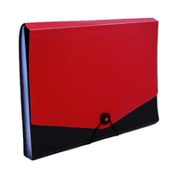 Multi Pocket Plastic File Folder With Button Lock / F-133 - Karout Online -Karout Online Shopping In lebanon - Karout Express Delivery