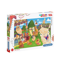 Clementoni  No ProbLLAMA 104 pcs Puzzle - Karout Online -Karout Online Shopping In lebanon - Karout Express Delivery