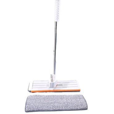Microfiber Flat Mop with Stainless Steel Handle / 9088 - Karout Online -Karout Online Shopping In lebanon - Karout Express Delivery
