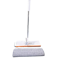 Microfiber Flat Mop with Stainless Steel Handle / 9088 - Karout Online -Karout Online Shopping In lebanon - Karout Express Delivery