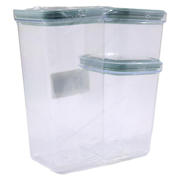 Plastic Food Storage Containers Set of 3 / 4125 - Karout Online -Karout Online Shopping In lebanon - Karout Express Delivery