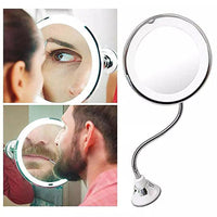 Ultra FLEXIBLE MIRROR 10x Magnification  With Super Strong Suction Cups - Karout Online -Karout Online Shopping In lebanon - Karout Express Delivery