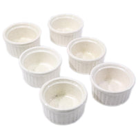 Yakut 6 x Porcelain Mini Bowls - Karout Online -Karout Online Shopping In lebanon - Karout Express Delivery