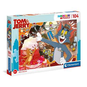 Clementoni Tom and Jerry 2  104 pcs  Puzzle - Karout Online -Karout Online Shopping In lebanon - Karout Express Delivery