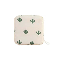 (net) Nylon Sanitary Napkin Storage Bags Sanitary Napkin Period Bag Zipper School Pouch for Teen Girls Women