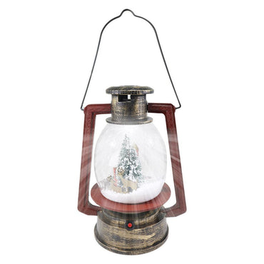 Shop Online Christmas Musical Light up Snowing Lantern - Karout Online Shopping In lebanon