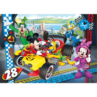 Clementoni Disney Mickey and The Roadster Racers 104 pcs  Puzzle - Karout Online -Karout Online Shopping In lebanon - Karout Express Delivery