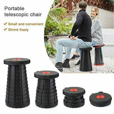 Collapsible Portable Folding Rectractable Stool - Karout Online -Karout Online Shopping In lebanon - Karout Express Delivery