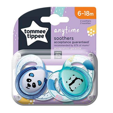 Tommee Tippee – Anytime Soother 6-18m – 2 Pack - Karout Online -Karout Online Shopping In lebanon - Karout Express Delivery