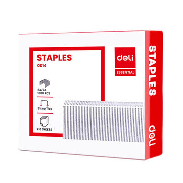 Deli E0014 Staples 23/13 1000 pcs - Karout Online -Karout Online Shopping In lebanon - Karout Express Delivery