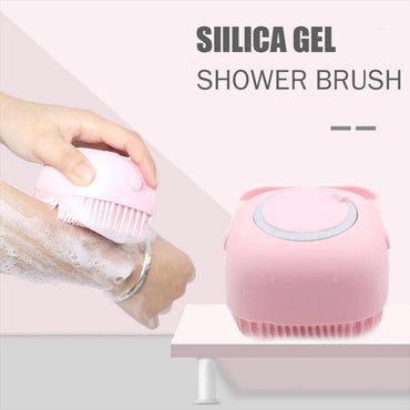 Silicone Bath Brush Massage Rubber - Karout Online -Karout Online Shopping In lebanon - Karout Express Delivery