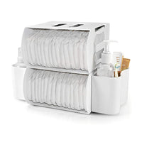 Prince Lionheart Modular Nappy Depot (White, 2 Hooks) - Karout Online -Karout Online Shopping In lebanon - Karout Express Delivery