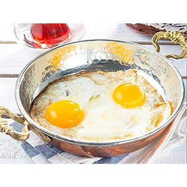 Traditional Handmade Copper Frying Pan for Cooking 16 CM - Karout Online -Karout Online Shopping In lebanon - Karout Express Delivery