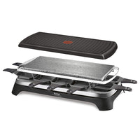 Tefal Raclette Pierrade 3 in 1 Black Stainless Steel 1350W 10 People / RE45A812
