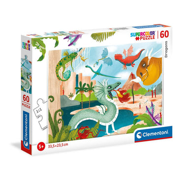 Clementoni Dragons Super Color Puzzle - Karout Online -Karout Online Shopping In lebanon - Karout Express Delivery
