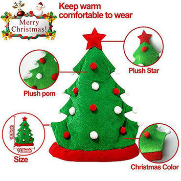 Shop Online Christmas Green Tree Hat / C-558 - Karout Online Shopping In lebanon