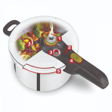 Tefal Secure Neo Stainless Steel  Cooker 7 L / P2530842 - Karout Online -Karout Online Shopping In lebanon - Karout Express Delivery