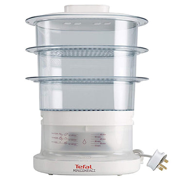 Tefal Steam Cooker Compact 3 Bowls /  VC130130 - Karout Online -Karout Online Shopping In lebanon - Karout Express Delivery