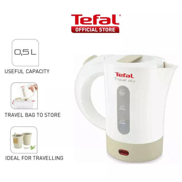 Tefal Kettle Travel 500 ml / KO120127 - Karout Online -Karout Online Shopping In lebanon - Karout Express Delivery
